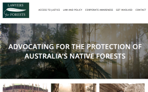 Environmental Legal Advocacy website design
